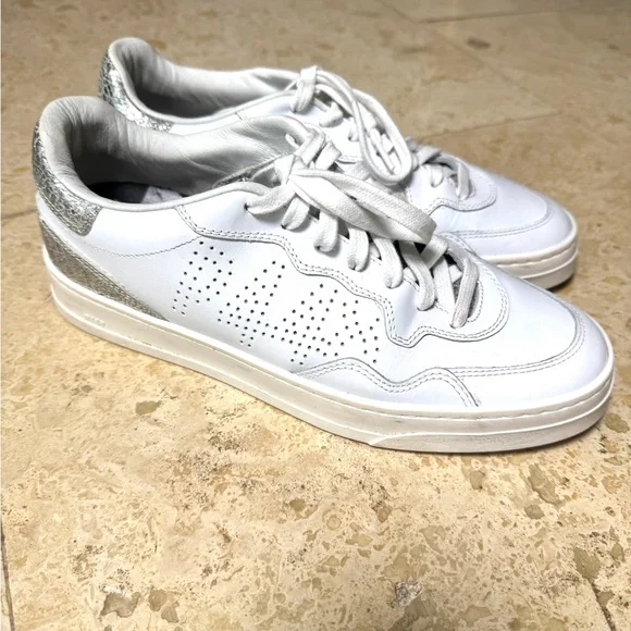 P448 Bali Sneakers Silver and White size 39 - Picture 8 of 8